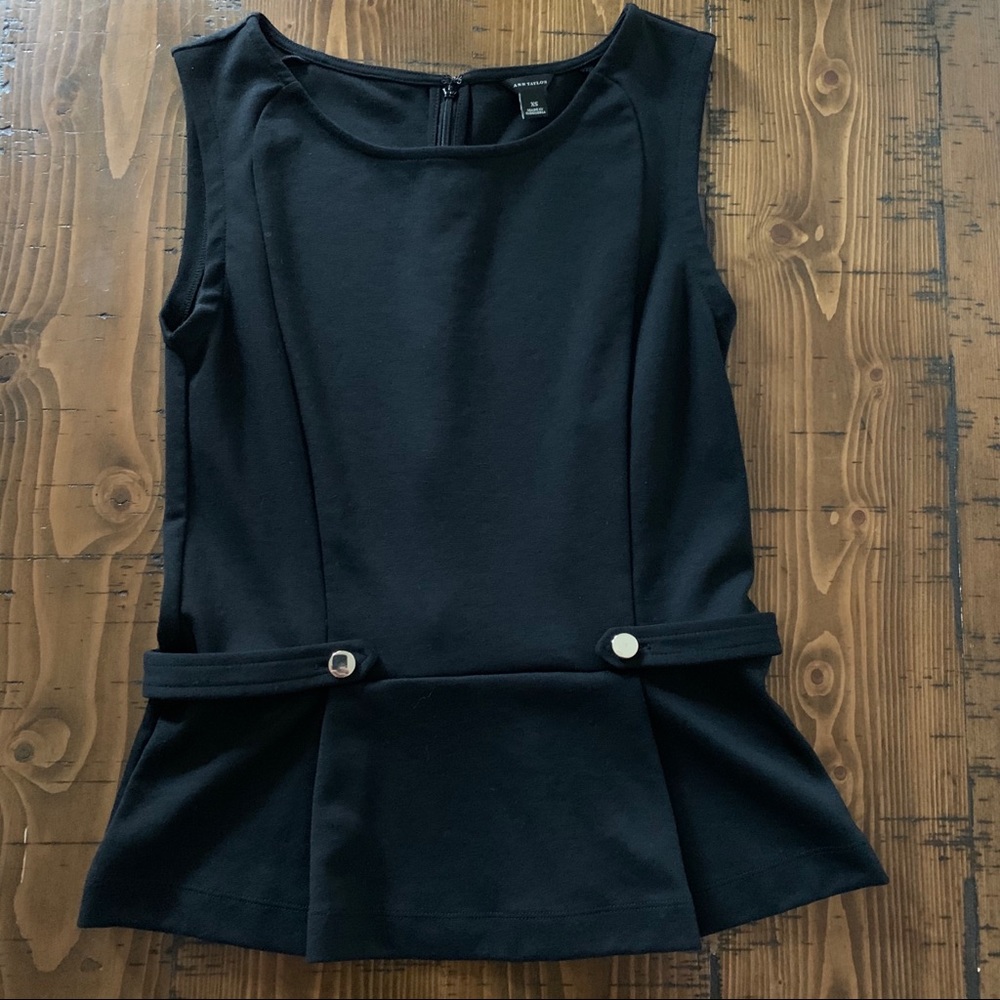 Ann Taylor peplum top